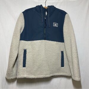 Hurley Mens Medium Sports Pullover Hoodie Half Zip Warm Winter LongSleeve Jacket